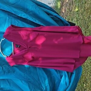 Torrid Vibrant Pink V-Neck Top